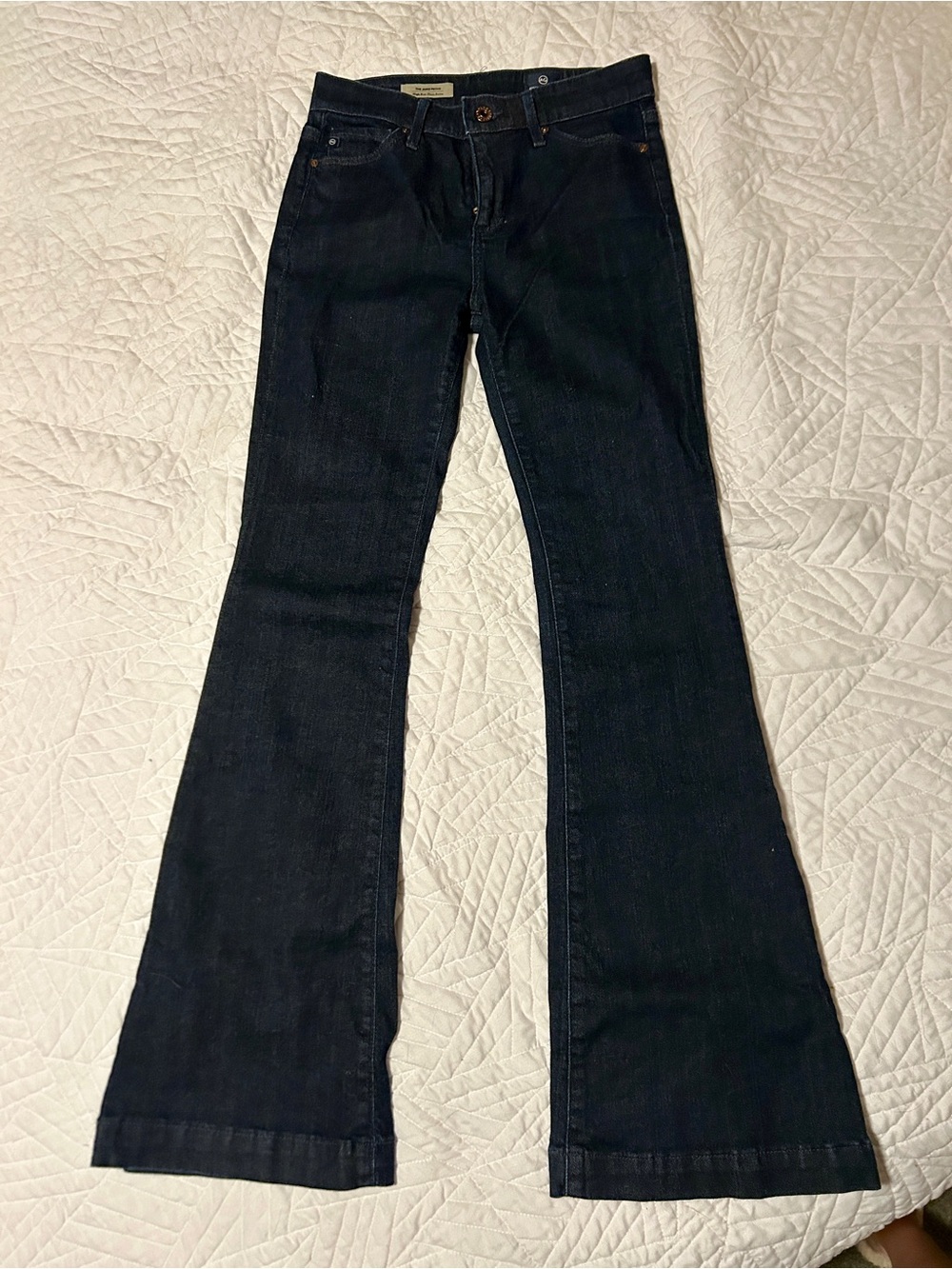 AG Adriano Goldschmied The Janis Petite  High Rise Flare Petite